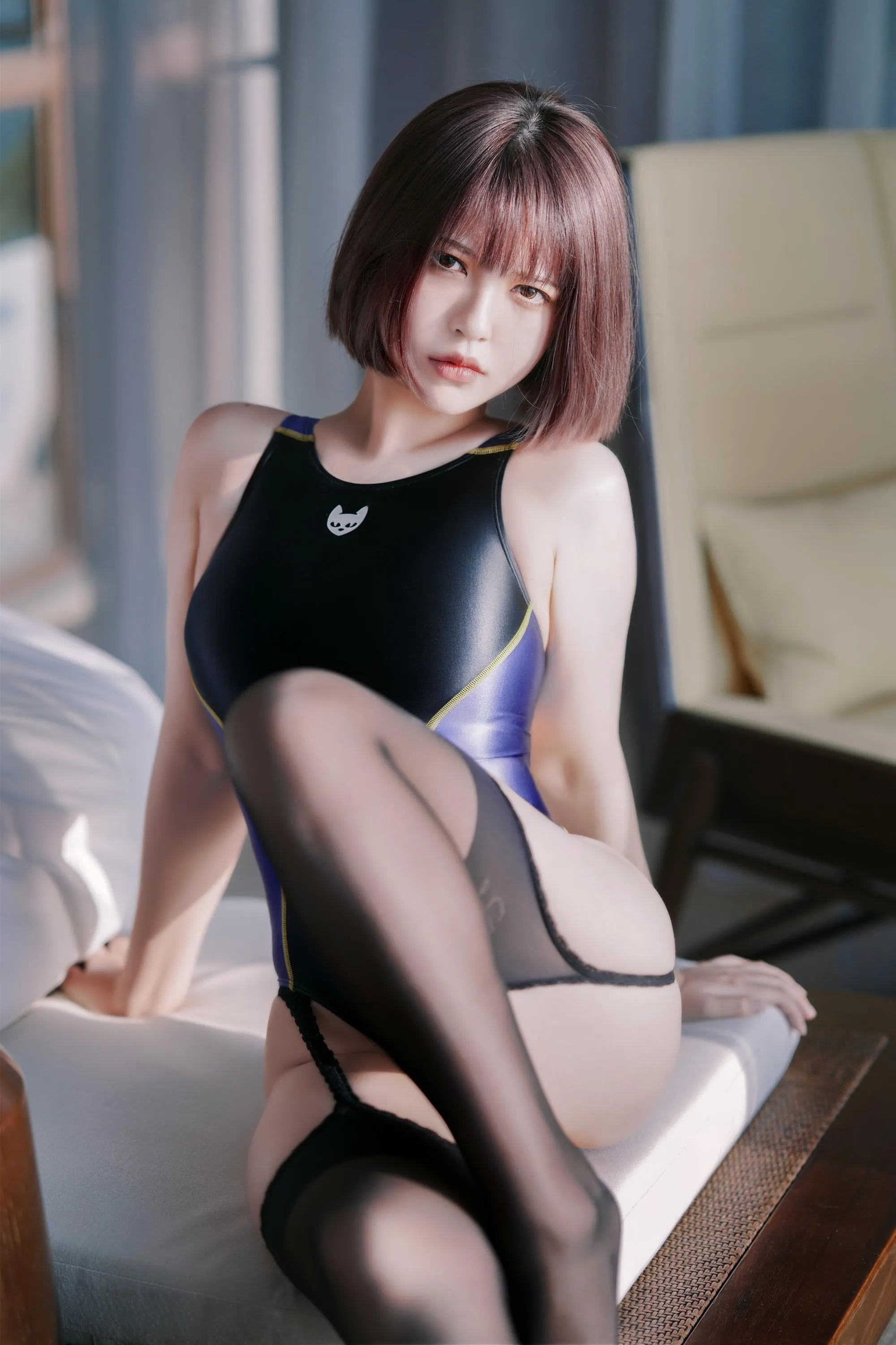 半半子 – NO.54 競泳水着を着た彼女-4K映画-36P [36P]插图7
